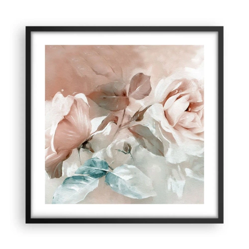 Poster in cornice nera - Lo spirito del romanticismo - 50x50 cm