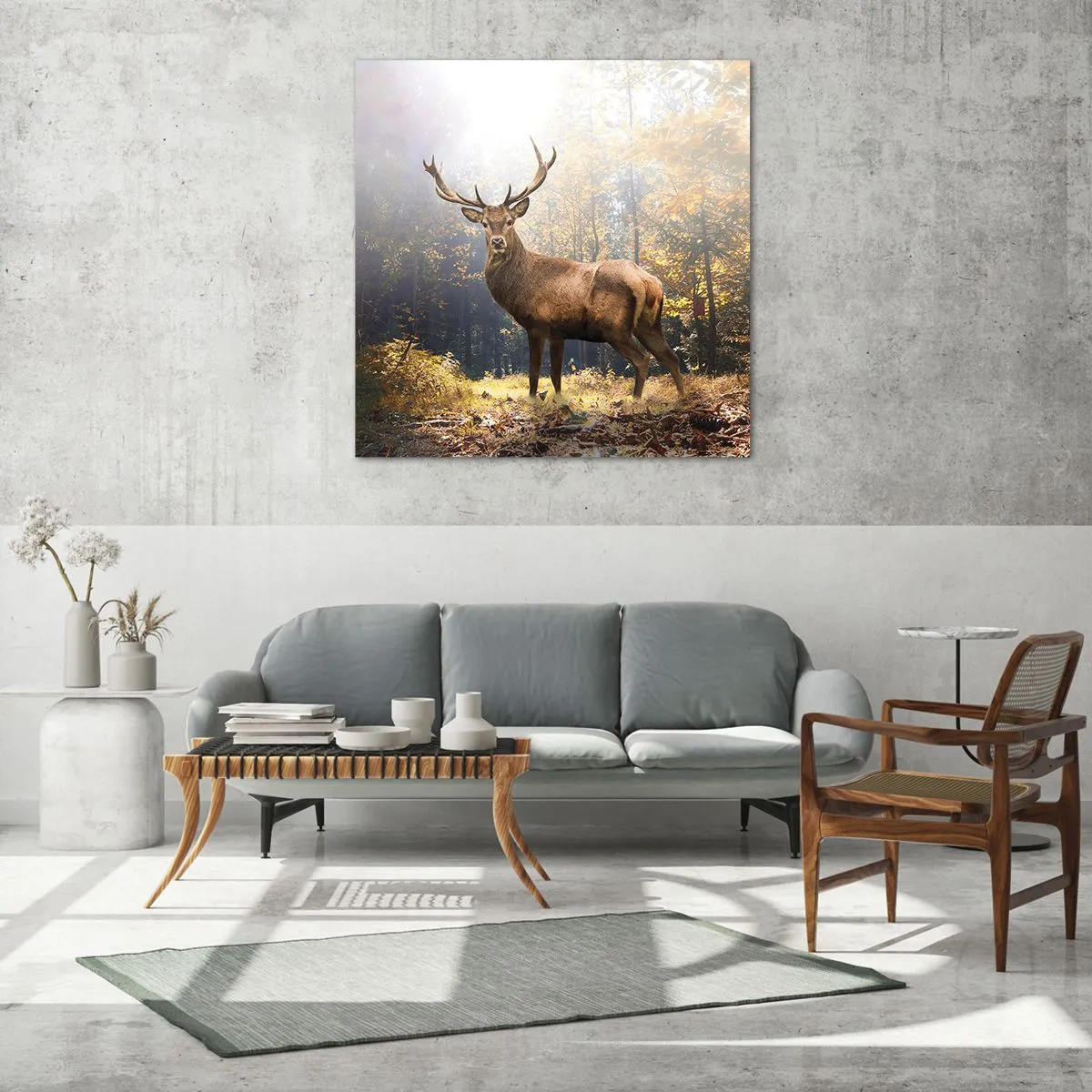 Quadro su vetro - Nella piena maestà - 60x60 cm