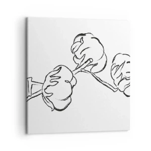 Quadro su tela - Stampe su Tela - Piumino di cotone - 60x60 cm