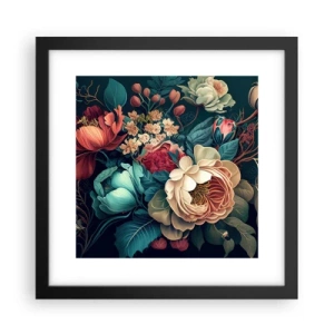 Poster in cornice nera - Il fascino del 19esimo secolo - 30x30 cm