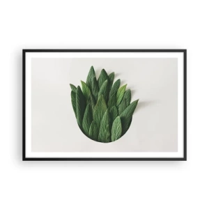 Poster in cornice nera - Curiosità irrefrenabile - 91x61 cm