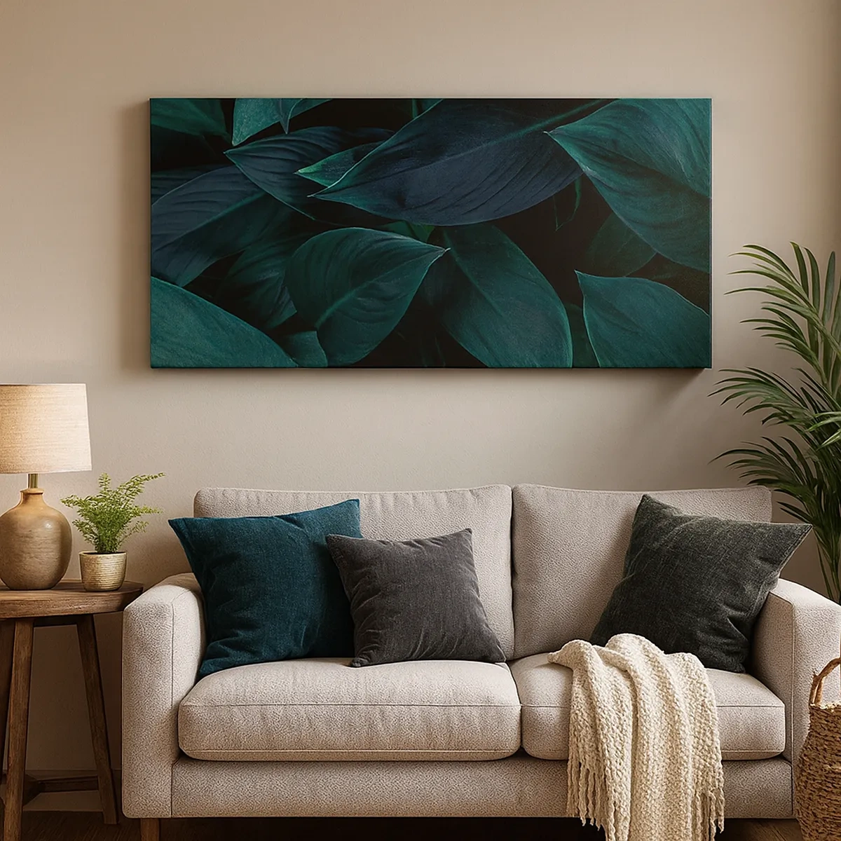 Quadro su tela - Stampe su Tela - Il verde puro - 30x30 cm