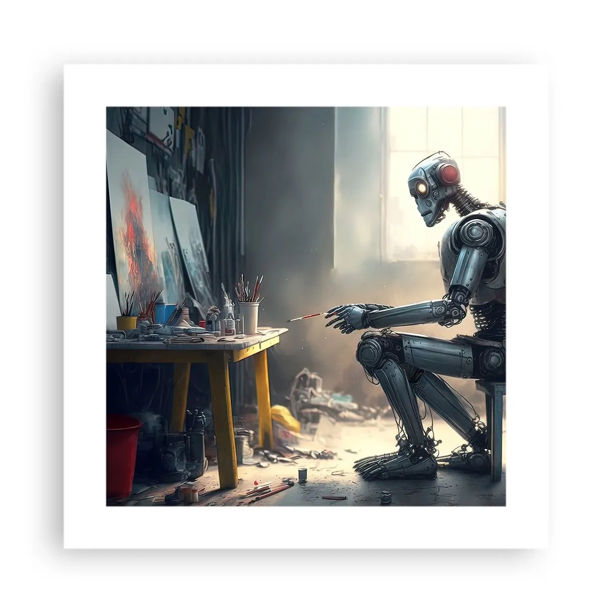 Poster - Atto creativo - 40x40 cm