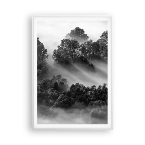 Poster in cornice bianca - Risveglio dal sonno - 70x100 cm