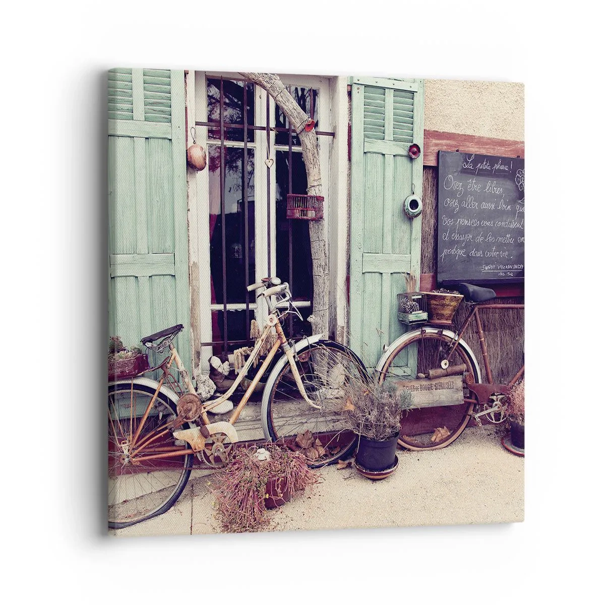 Quadro su tela - Stampe su Tela - Evviva la provincia - 40x40 cm