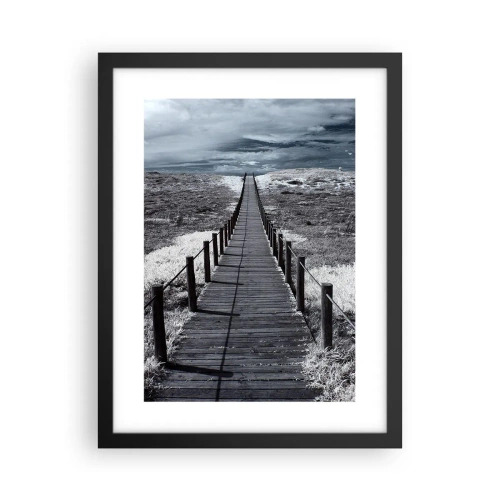 Poster in cornice nera - Sulla riva - 30x40 cm