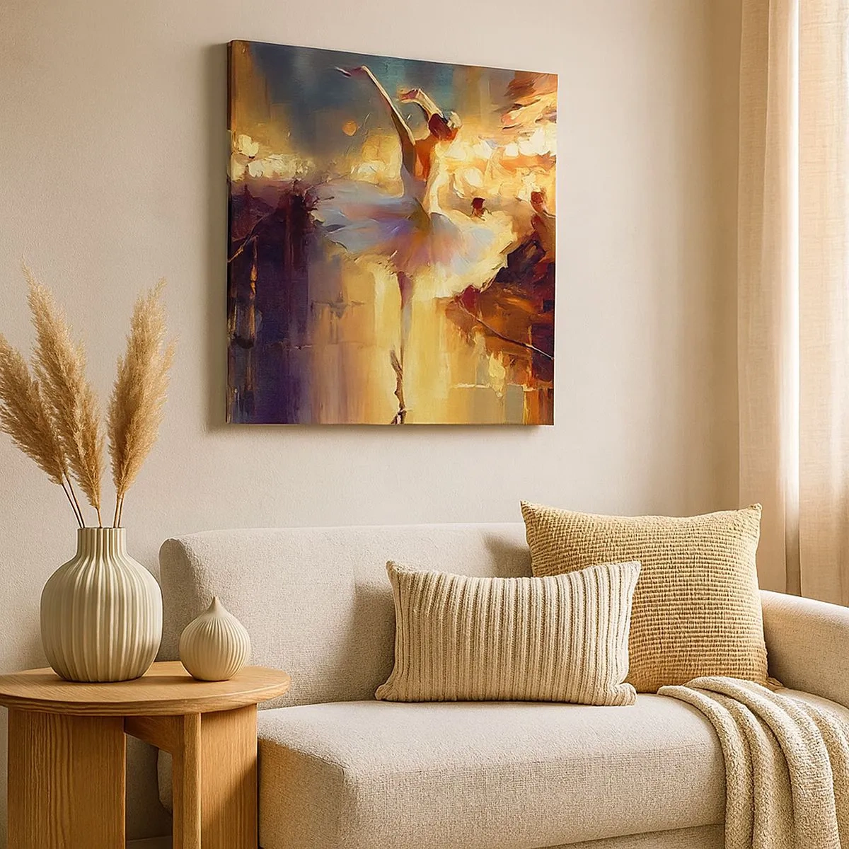 Quadro su tela - Stampe su Tela - Miracolo nella strada - 30x30 cm