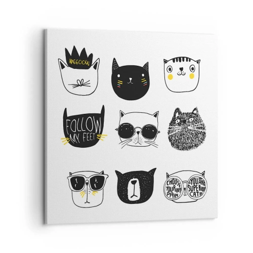 Quadro su tela - Stampe su Tela - Ognuno è diverso - 50x50 cm