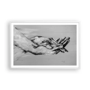 Poster in cornice bianca - Inizio... - 91x61 cm