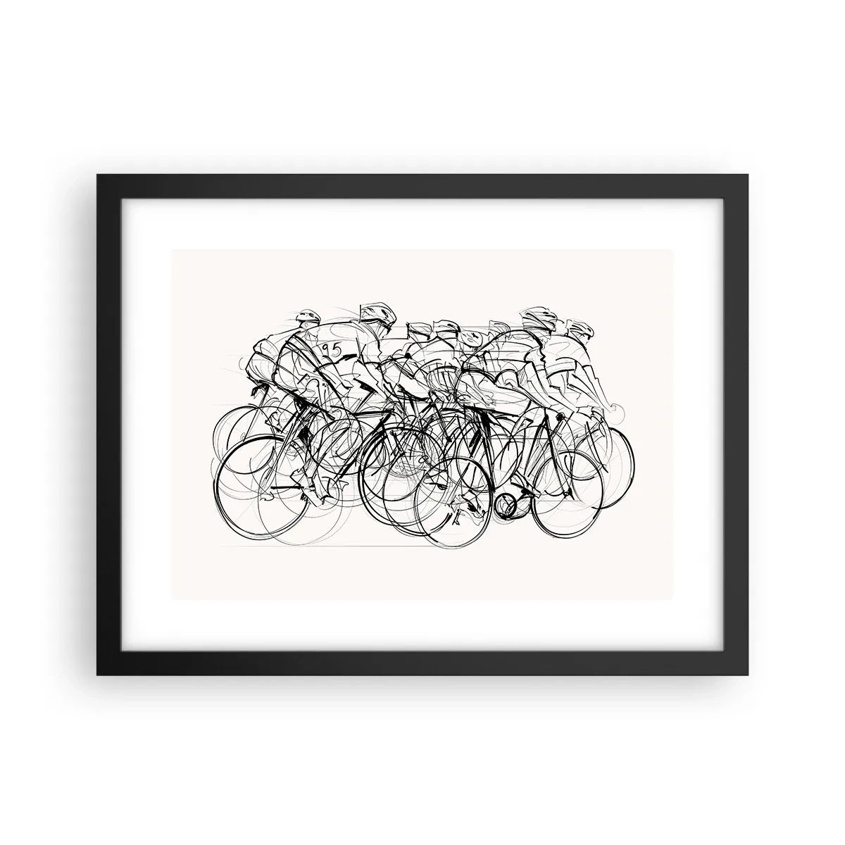 Poster in cornice nera - Insieme - 40x30 cm