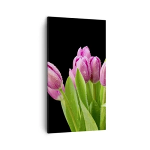 Quadro su tela - Stampe su Tela - Gioia lilla della primavera - 45x80 cm