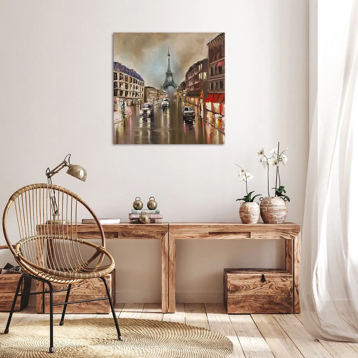 Quadro su tela - Stampe su Tela - Conta solo lei - 70x70 cm