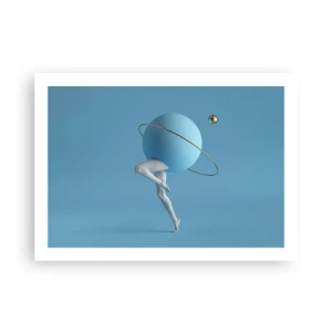 Poster - E i pianeti folleggiano - 70x50 cm