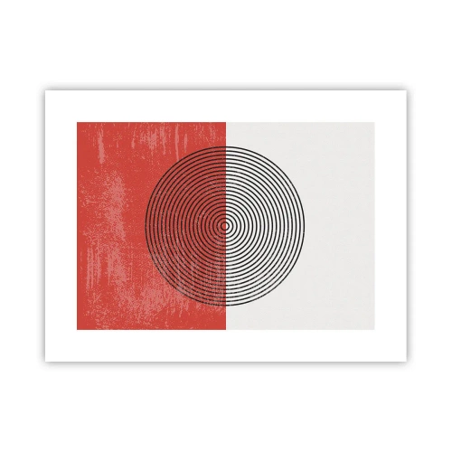 Poster - Dritto al centro - 40x30 cm