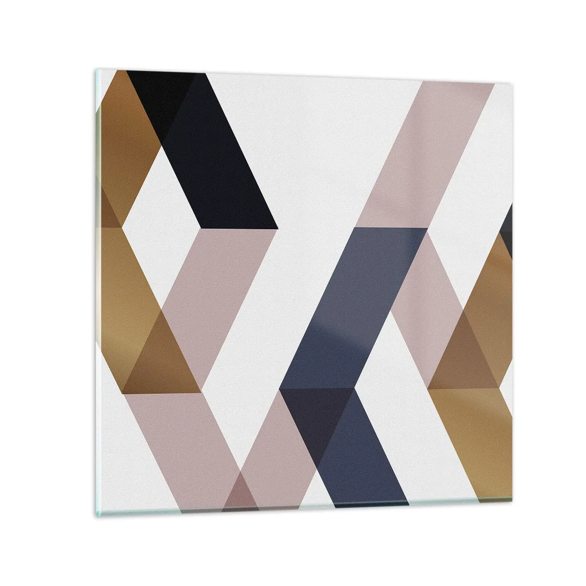 Quadro su vetro - Piani e angoli - 40x40 cm