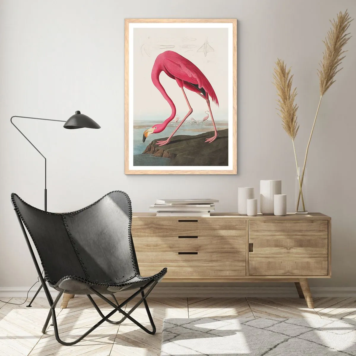 Poster in cornice rovere chiaro - Creazione affascinante - 40x50 cm