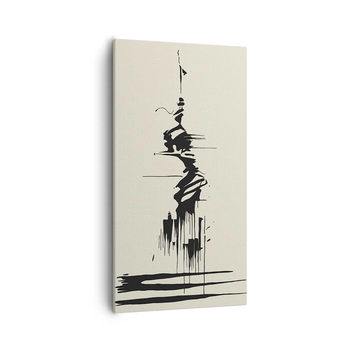 Quadro su tela - Stampe su Tela - Astrazione frettolosa - 55x100 cm