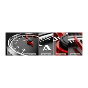 Campione Di Fotomurale Standard Eco - Andare al massimo - Settore automobilistico, Tachimetro, 3D - 100x30 cm