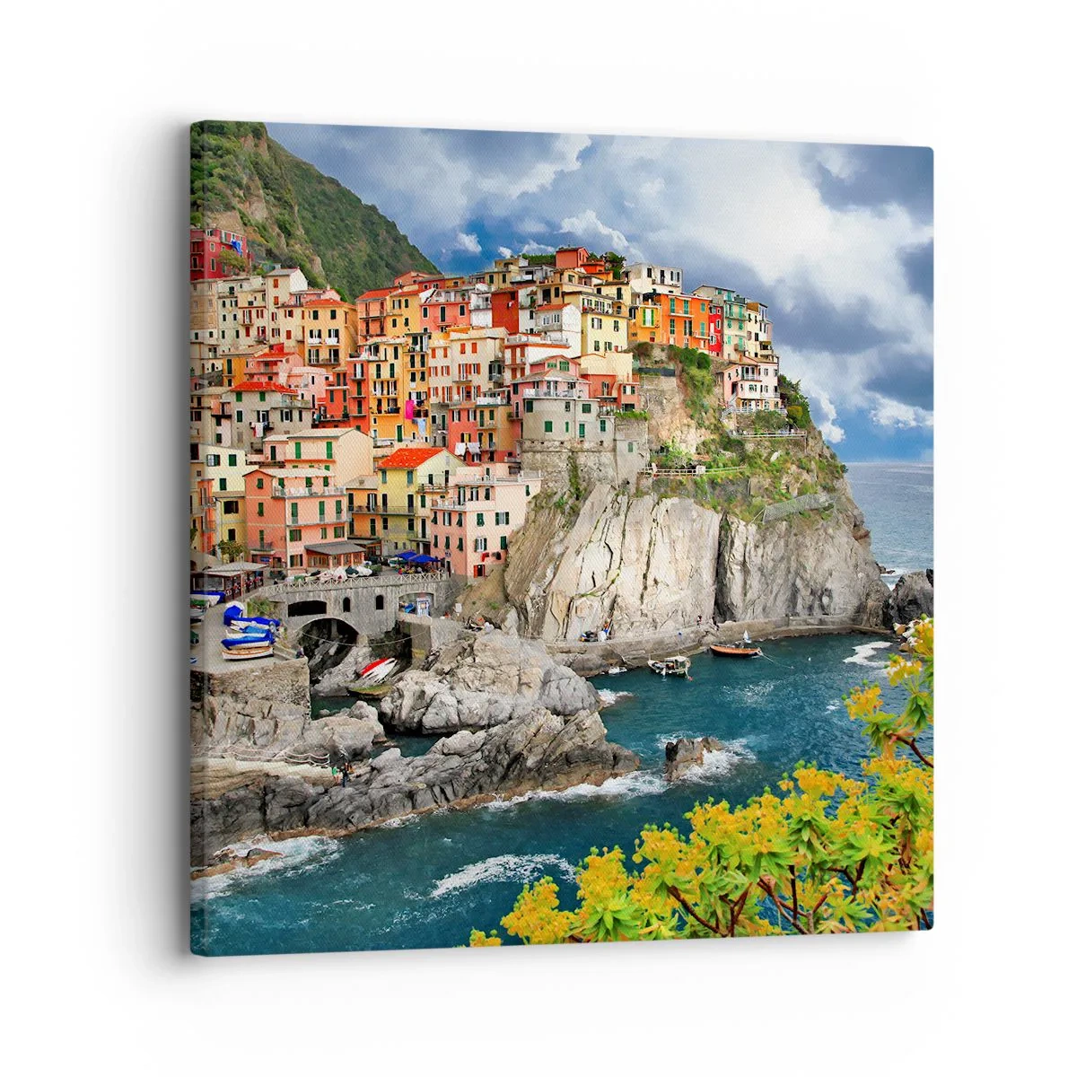 Quadro su tela - Stampe su Tela - Aggrappate alla roccia - 30x30 cm
