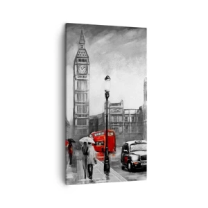 Quadro su tela - Stampe su Tela - Una città per niente grigia - 45x80 cm