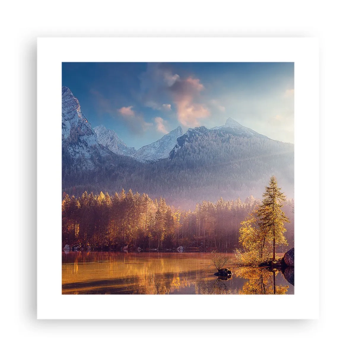 Poster - Sui monti e nelle valli - 40x40 cm