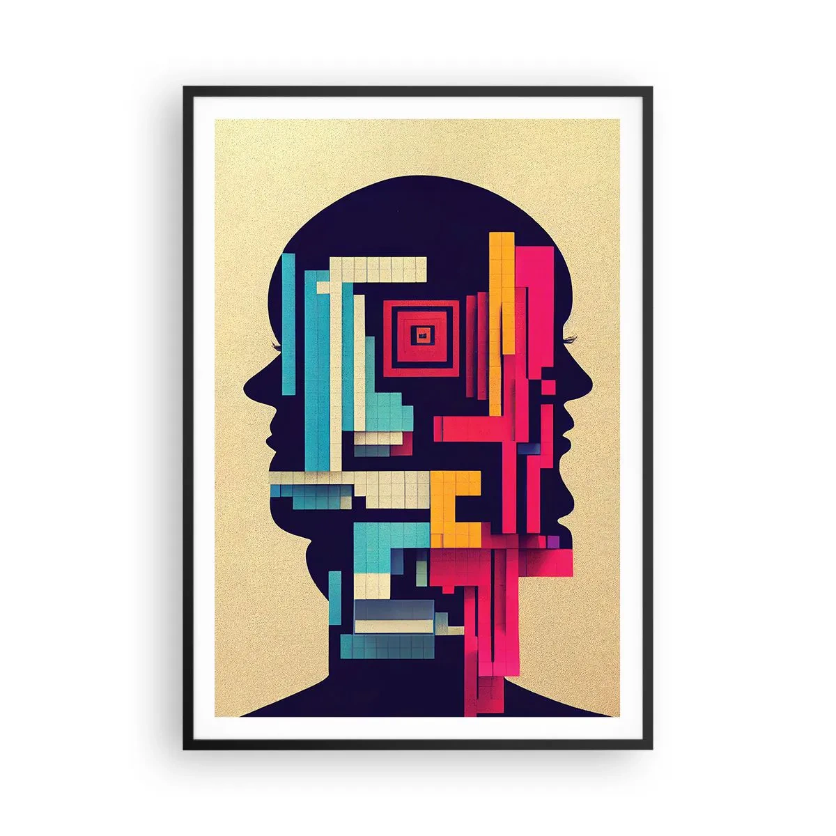 Poster in cornice nera - Nuovi legami - 70x100 cm