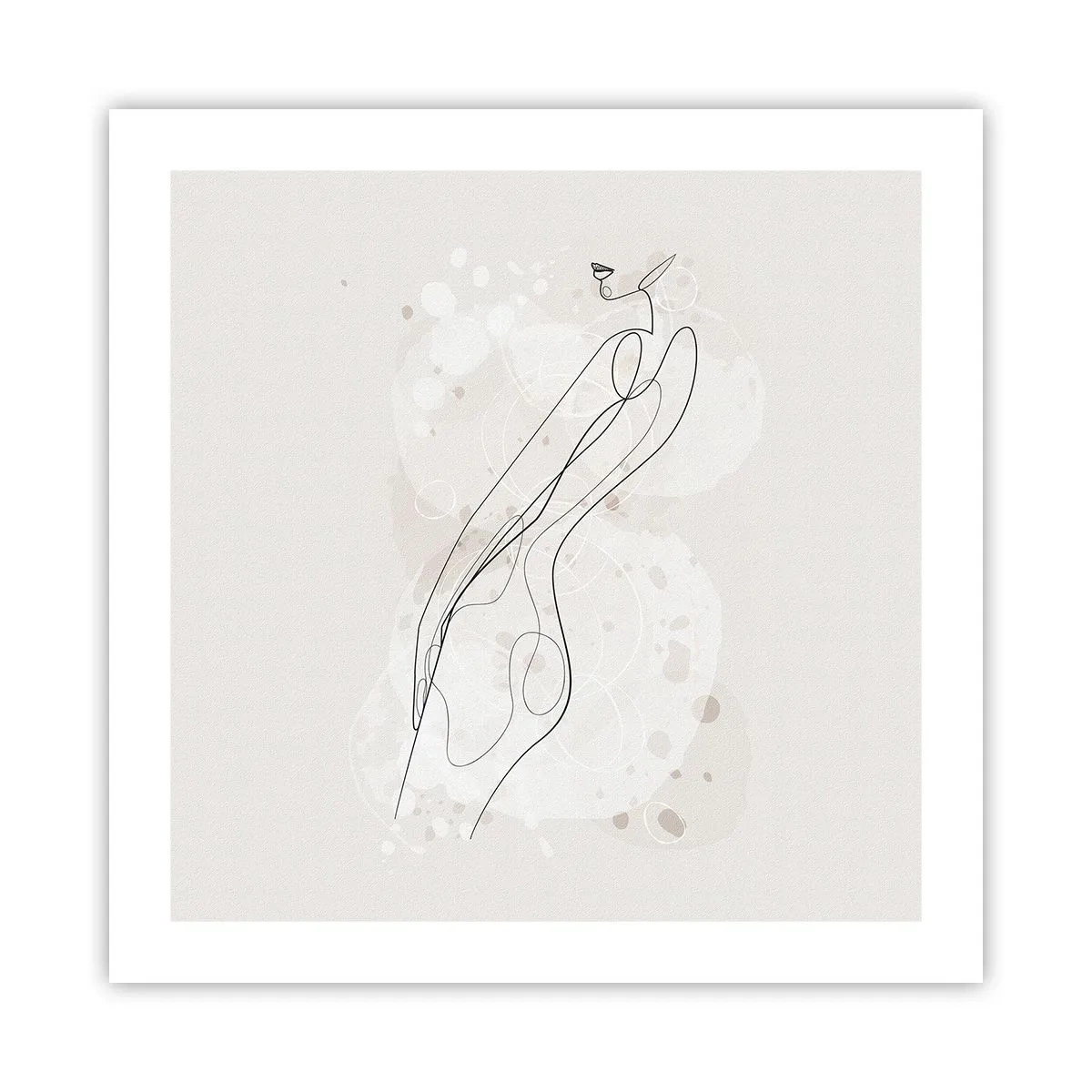 Poster - Errando con lo sguardo - 50x50 cm