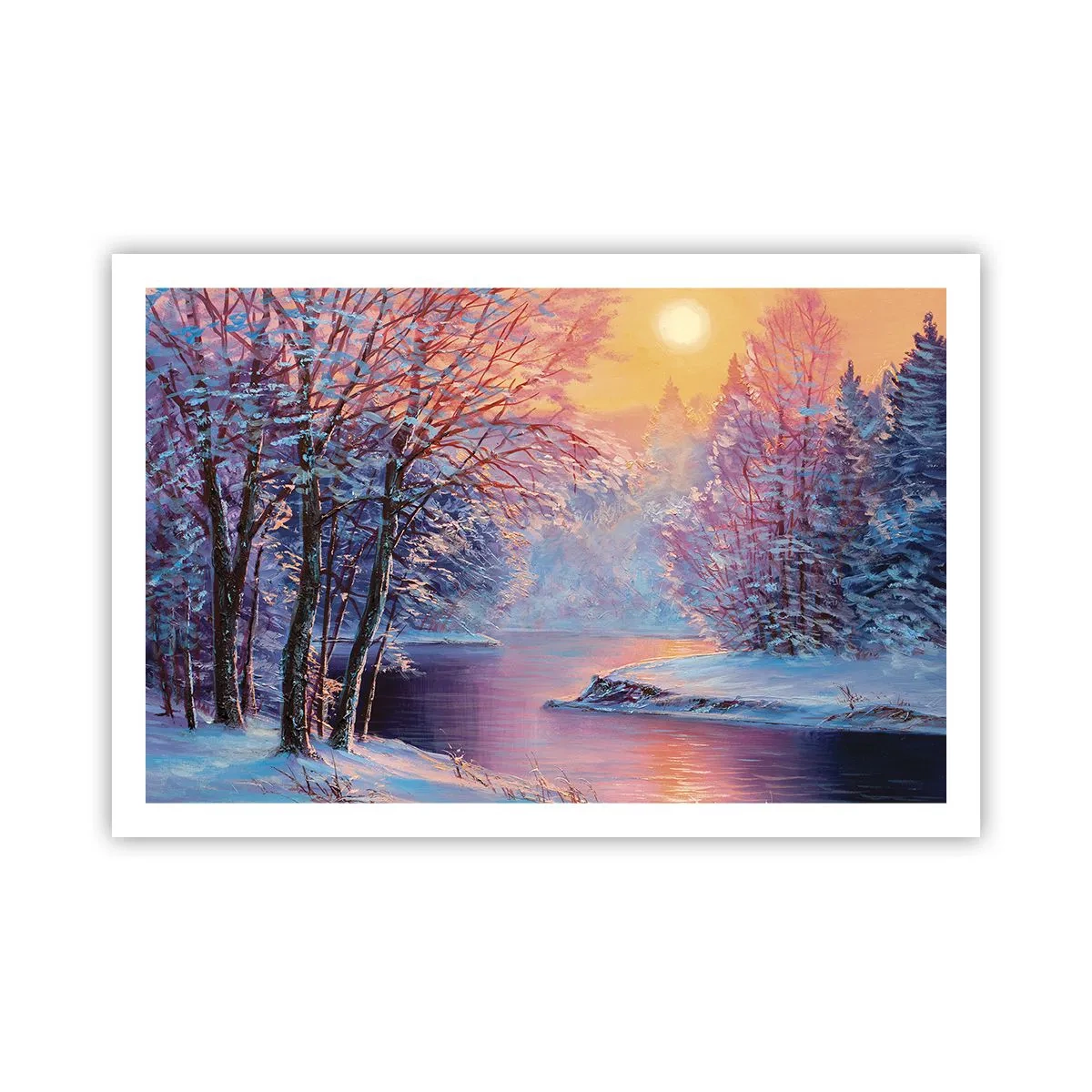Poster - I colori dell'inverno - 91x61 cm