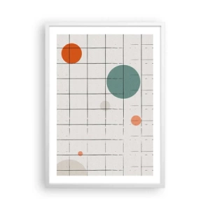 Poster in cornice bianca - Prigionieri. Noi o loro? - 50x70 cm