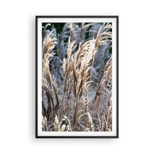 Poster in cornice nera - Vestite di brina - 61x91 cm
