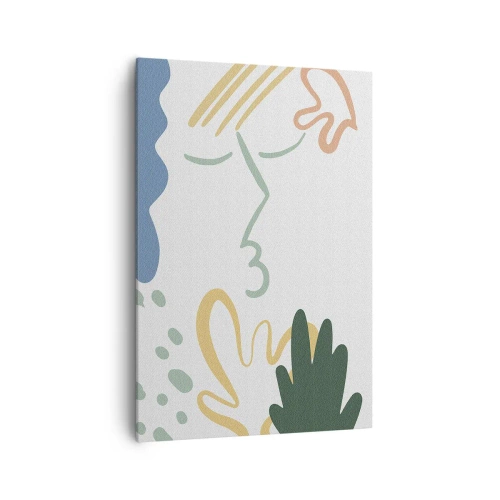 Quadro su tela - Stampe su Tela - Il bacio dei fiori - 70x100 cm