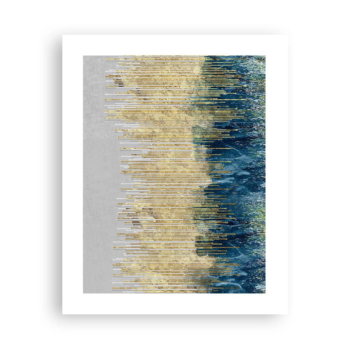 Poster - Confine dorato - 40x50 cm
