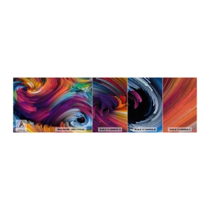 Campione di Fotomurale Premium Sand - L'inizio del nuovo mondo - Astrazione, Pezzo, Modello moderno - 100x30 cm