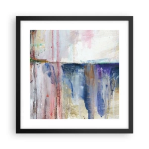 Poster in cornice nera - Impressioni e suggestioni colorate - 40x40 cm