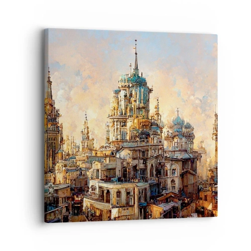 Quadro su tela - Stampe su Tela - La città delle città - 30x30 cm
