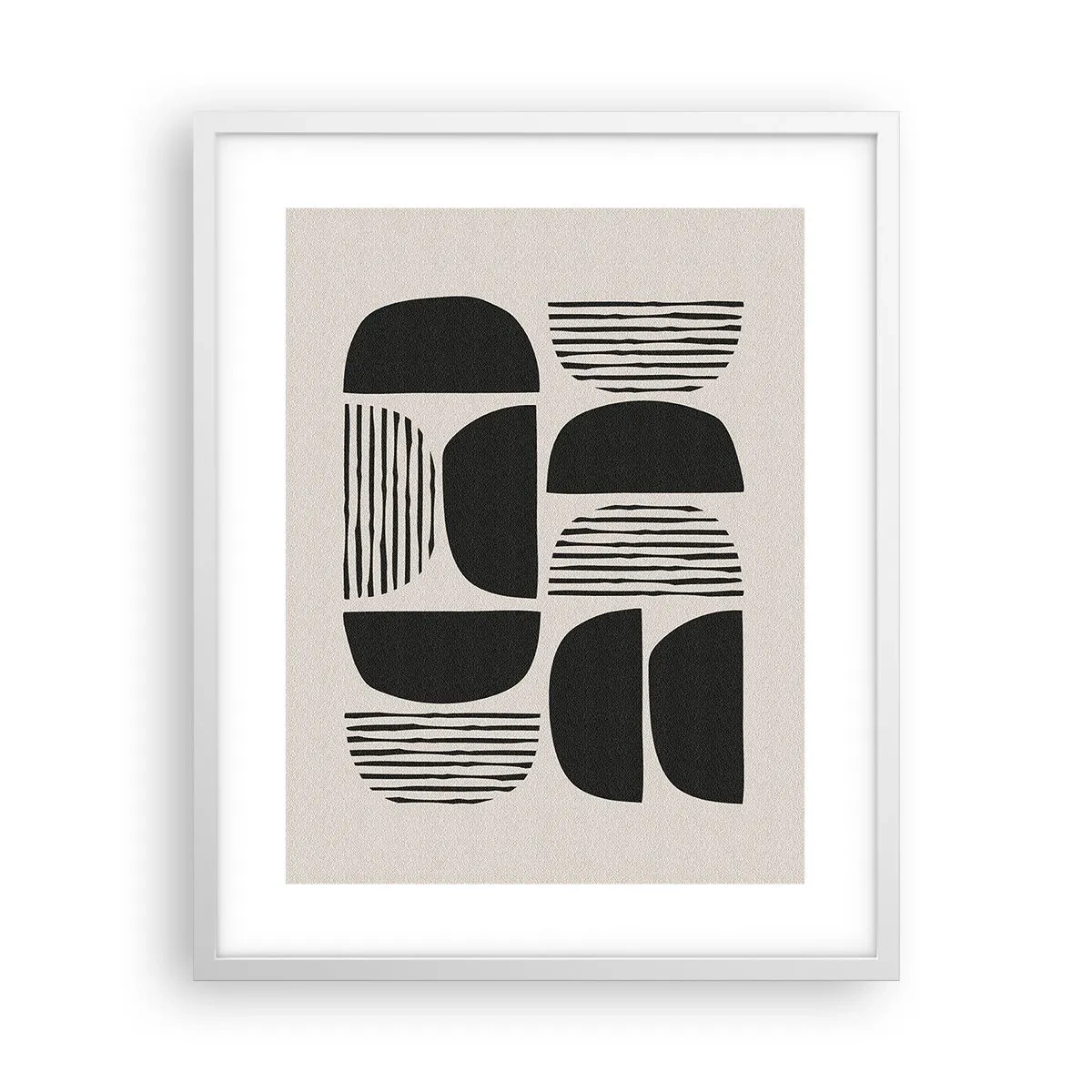 Poster in cornice bianca - Sistemi di metà - 40x50 cm