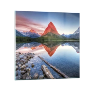 Quadro su vetro - Caldo e freddo - 70x70 cm