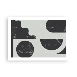 Poster - Composizione sopra e sotto - 70x50 cm