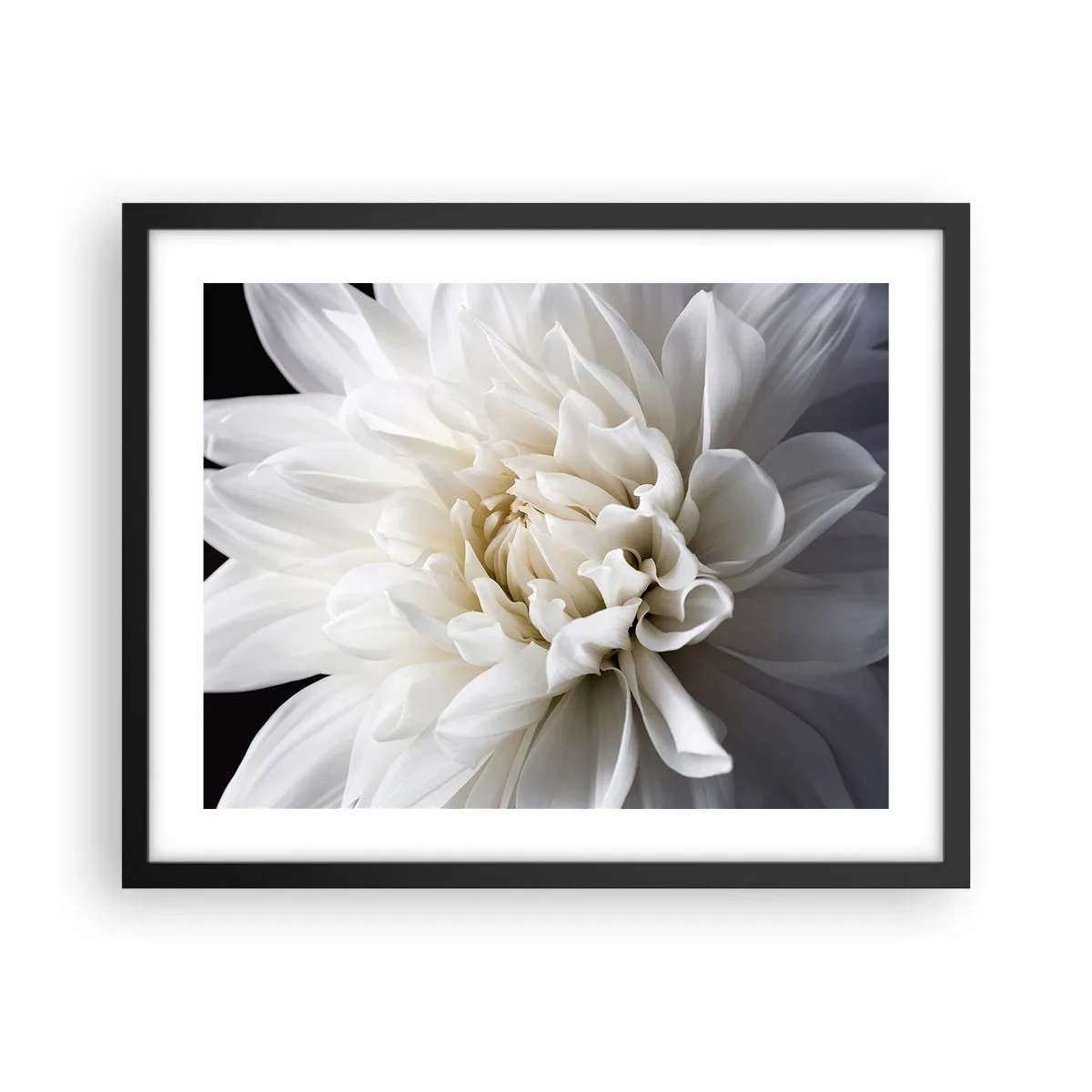 Poster in cornice nera - Il mattino della sposa - 50x40 cm
