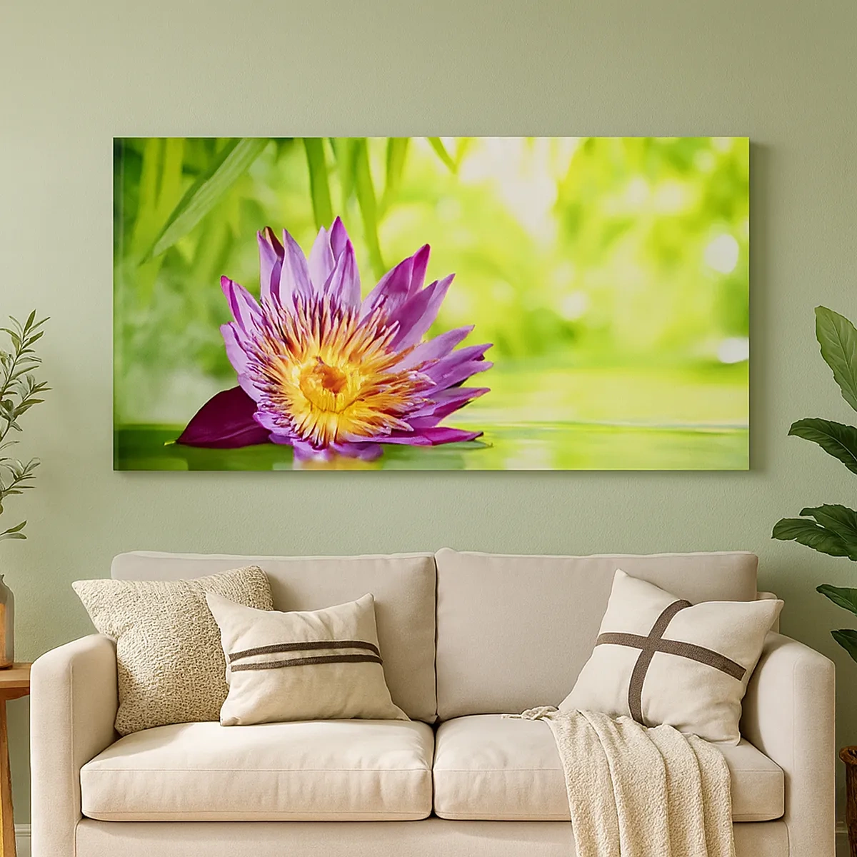 Quadro su tela - Stampe su Tela - Al sole dell'Asia - 30x30 cm