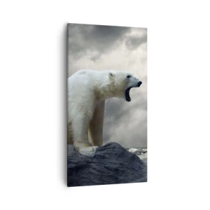 Quadro su tela - Stampe su Tela - Il re solitario dell'Artide - 55x100 cm