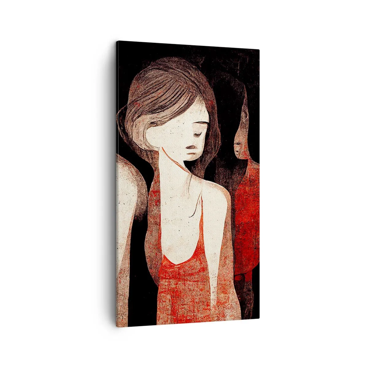 Quadro su tela - Stampe su Tela - Madonne nell'oscurità - 45x80 cm