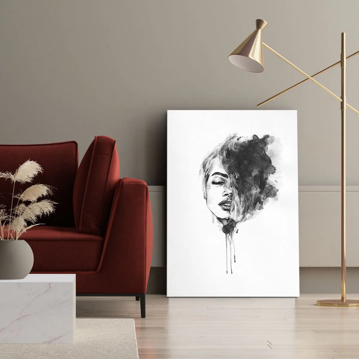 Quadro su tela - Stampe su Tela - Cosa sogna la ragazza - 55x100 cm