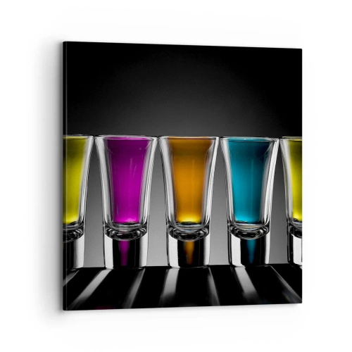 Quadro su tela - Stampe su Tela - I colori della gioia - 70x70 cm