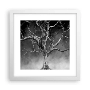 Poster in cornice bianca - Primordiale e sacro - 30x30 cm