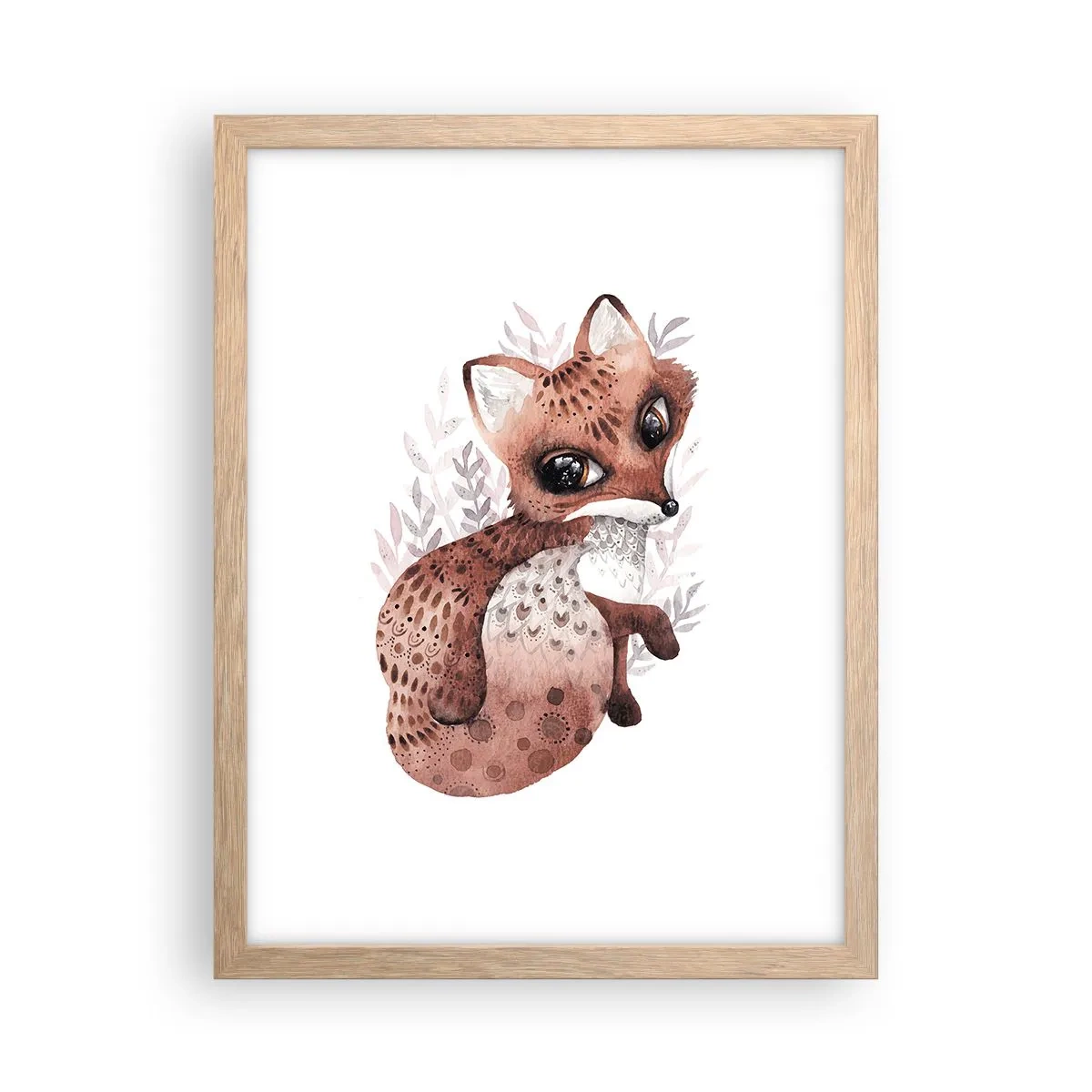 Poster in cornice rovere chiaro - Semplicemente da amare - 30x40 cm