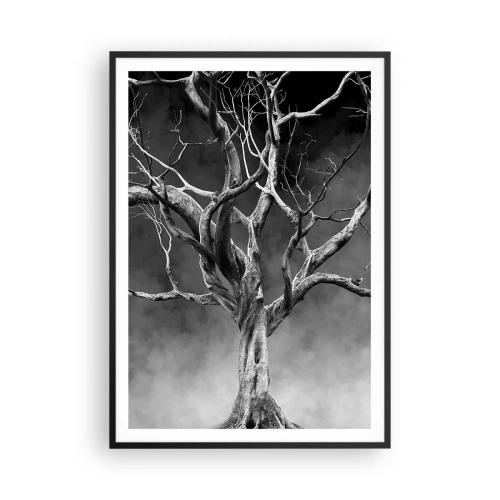 Poster in cornice nera - Primordiale e sacro - 70x100 cm