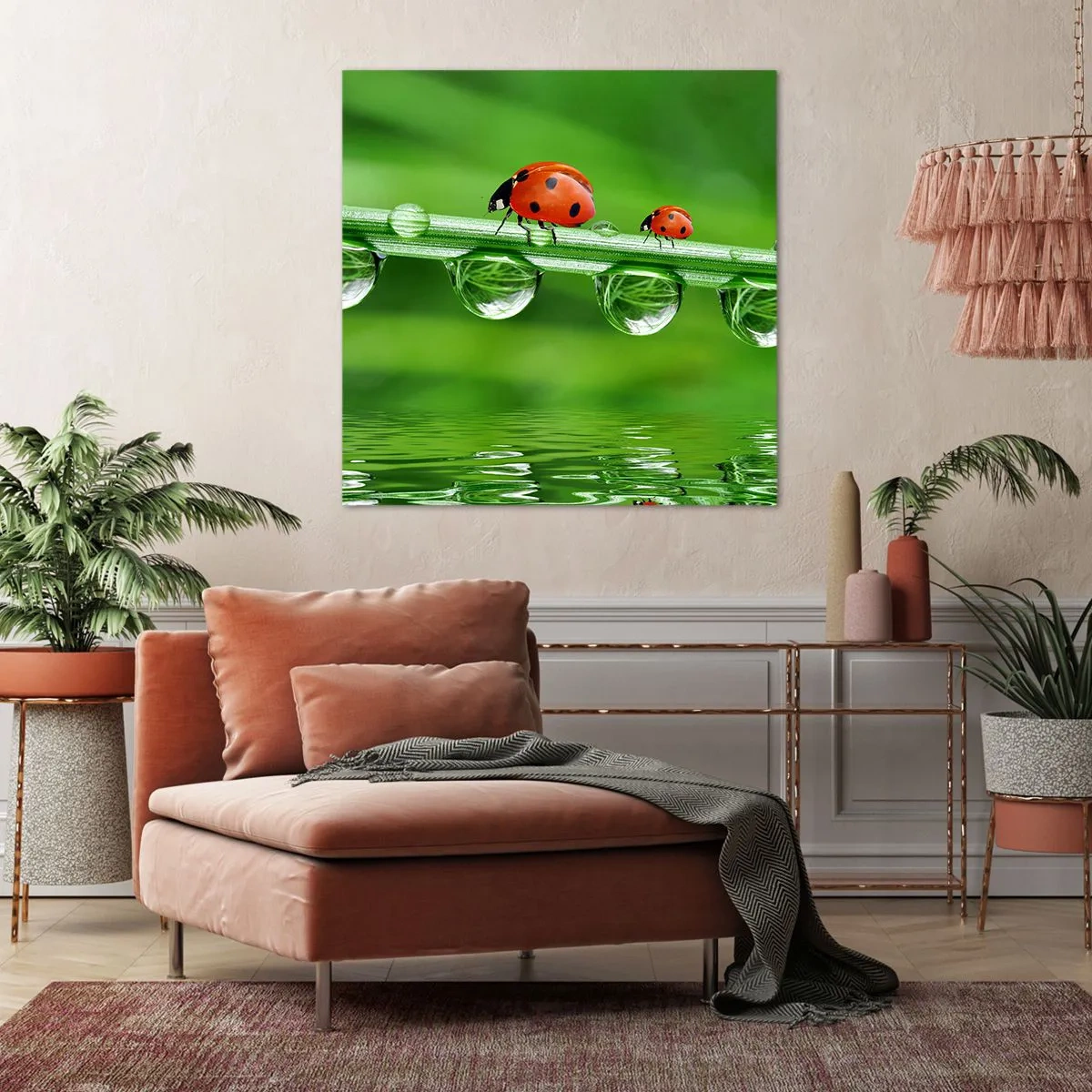 Quadro su tela - Stampe su Tela - In cammino per tutta l'estate - 70x70 cm