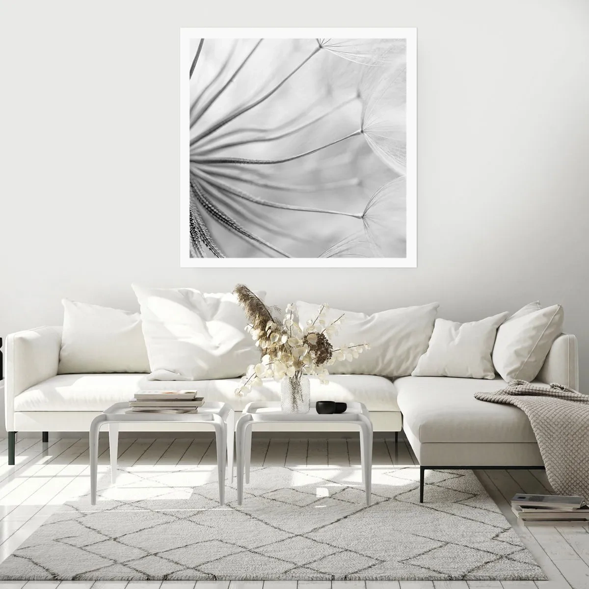 Poster - Denti di leone, aquiloni - 60x60 cm