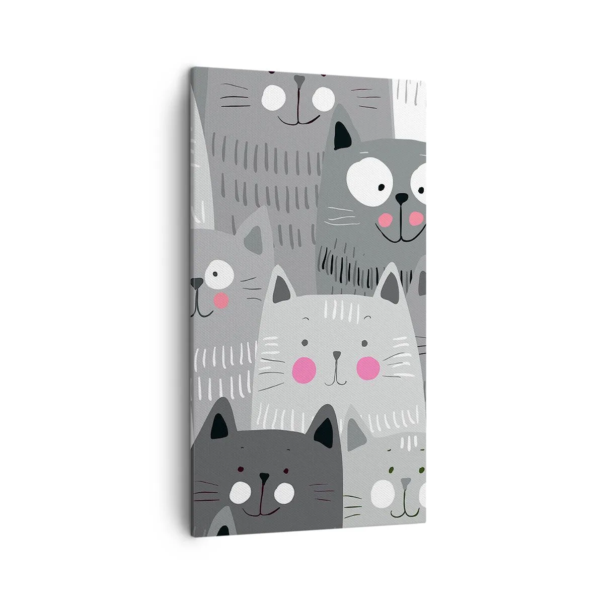 Quadro su tela - Stampe su Tela - Il mondo dei gatti - 45x80 cm